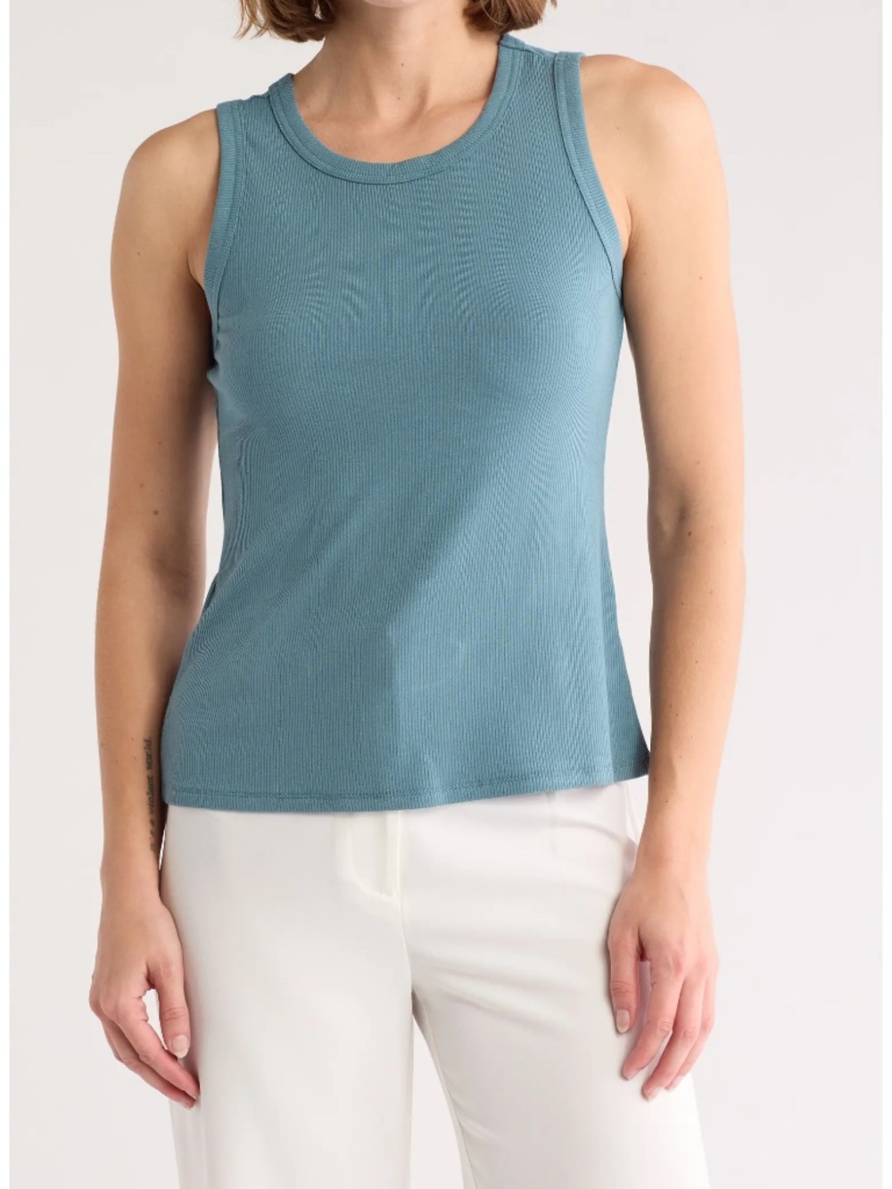 trio of NWT Halogen Fitted Ribbed Tanks!